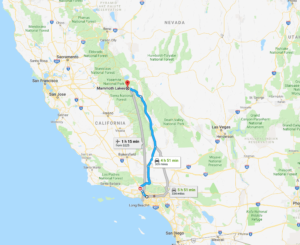 Los Angeles to Mammoth Lakes